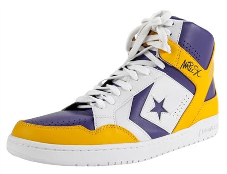 Magic Johnson Signed Left Converse Sneaker (PSA)